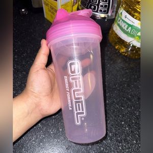 Cute pink Protein bottle or pre workout bottle . Used two times like new